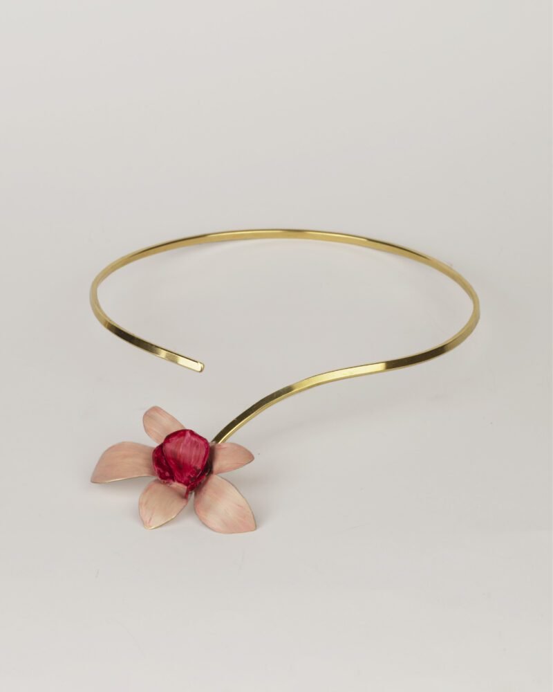 choker orquídea