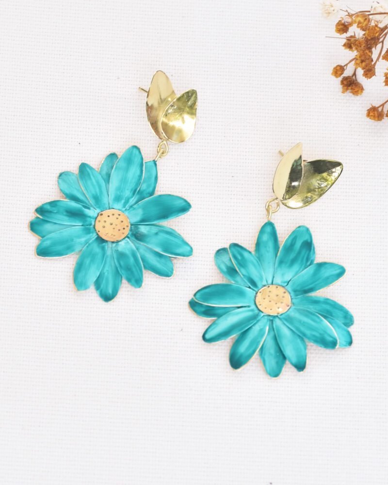 pendientes gerbera