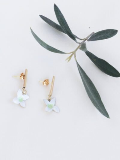 Pendientes flor de olivo