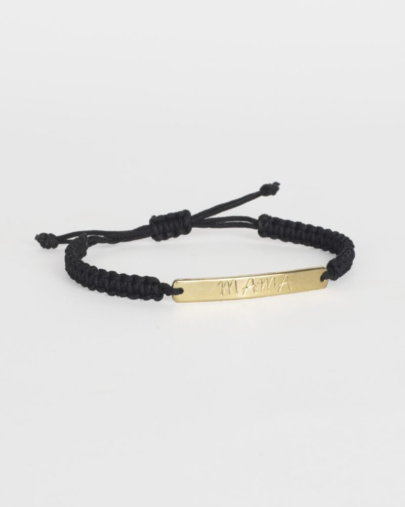 Pulsera Grabada Macramé