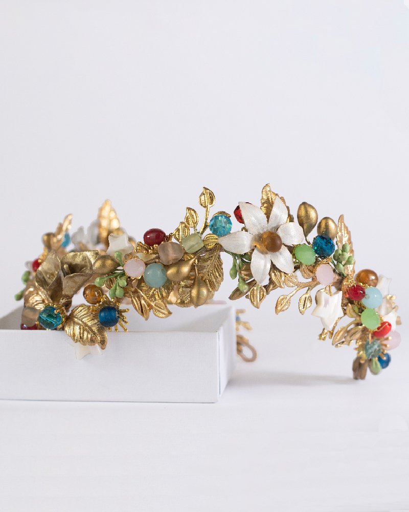 Curso tocados joya con soldadura de estaño y alambrado con seda