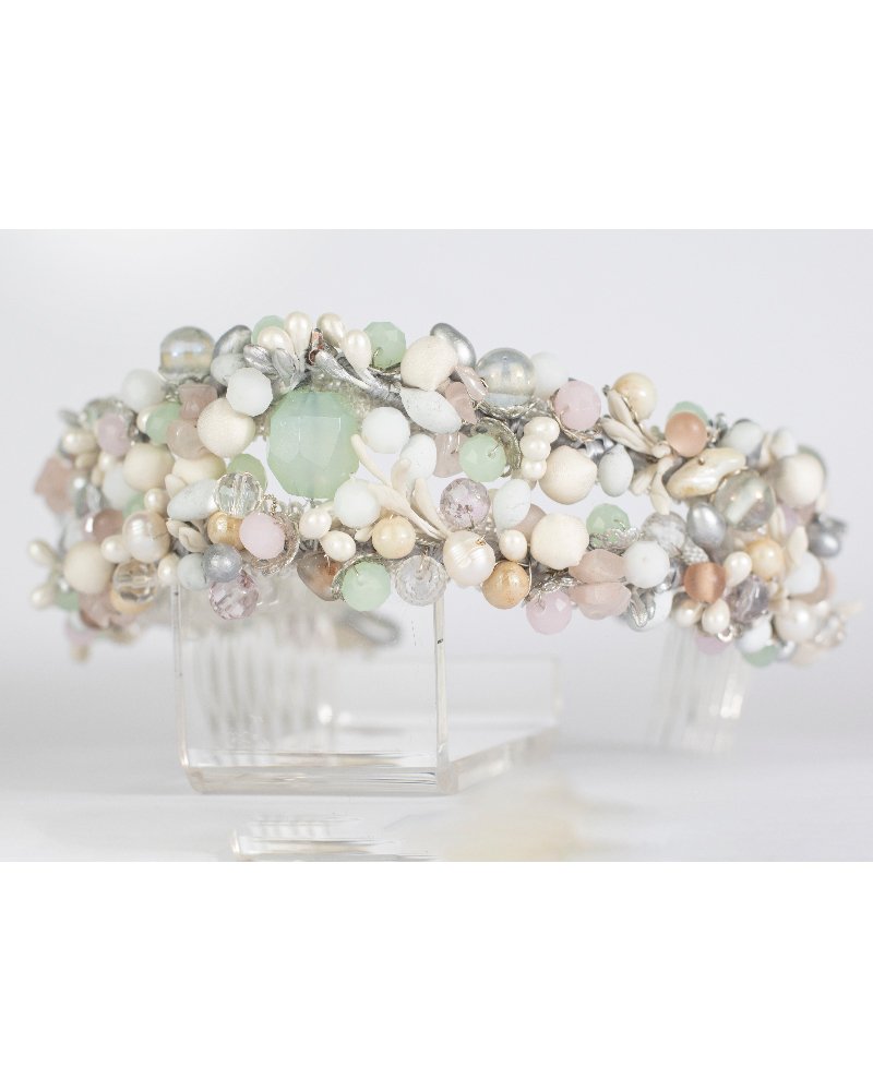 Curso tocados joya con soldadura de estaño y alambrado con seda - Imagen 2